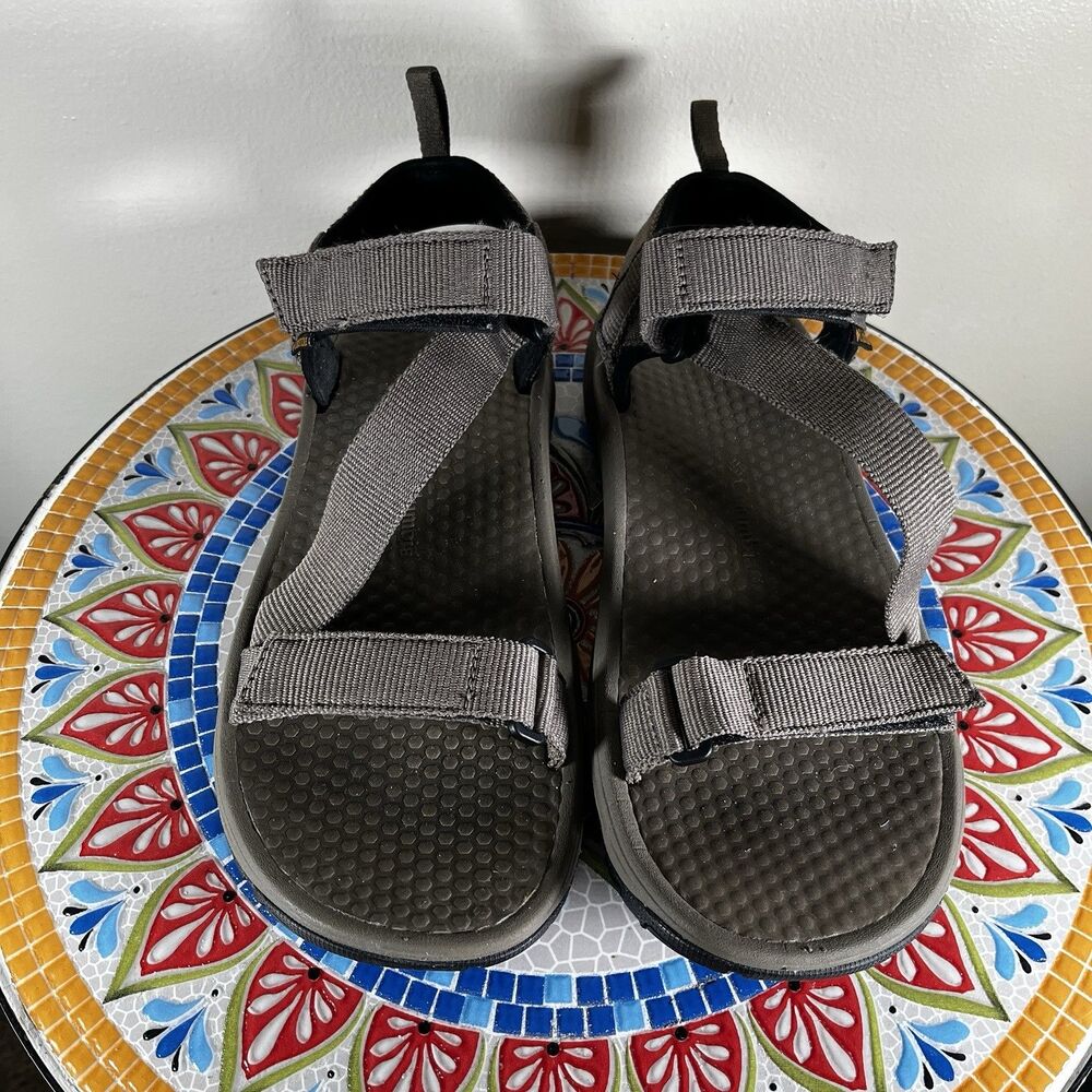 Columbia Wave Train Men's Size 9 Gray Adjustable Water H2O Hiking Sandals